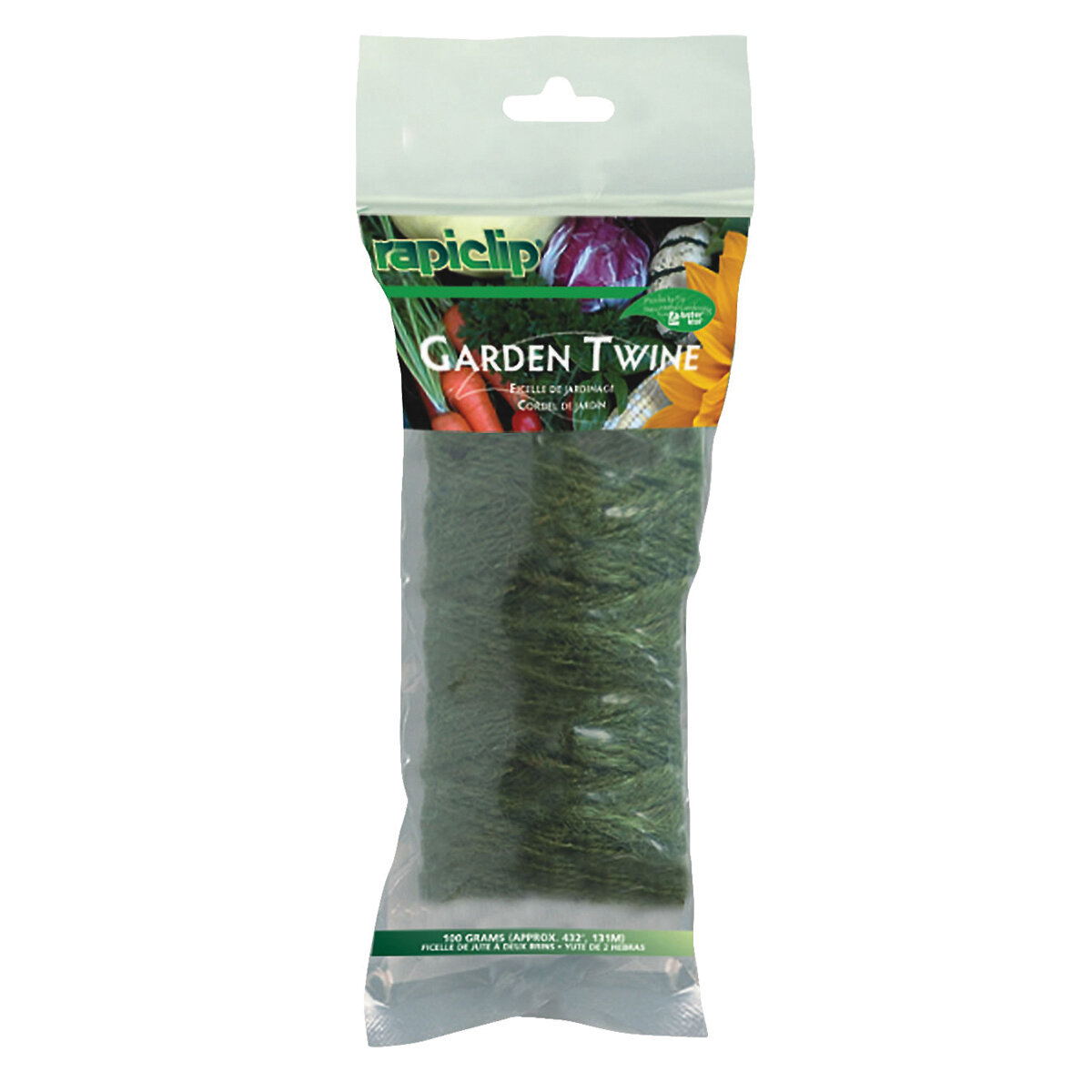 Rapiclip Garden Jute Twine Green 400'
