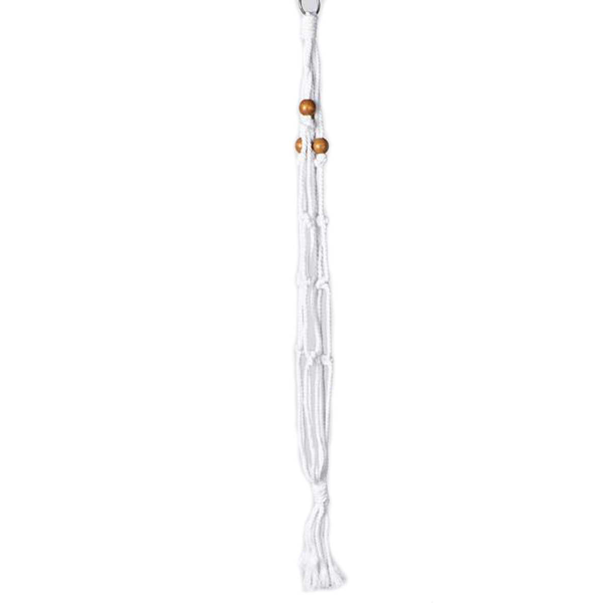 36" Beaded Cotton Plant Hanger