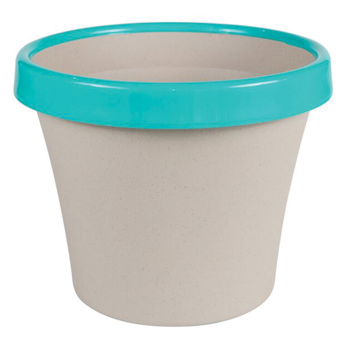 8” TwoTone Pot Taupe w/Calypso