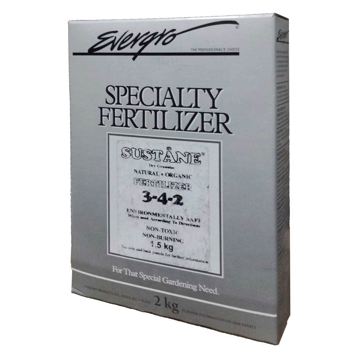 Evergro Sustane Organic  3-4-2  2Kg