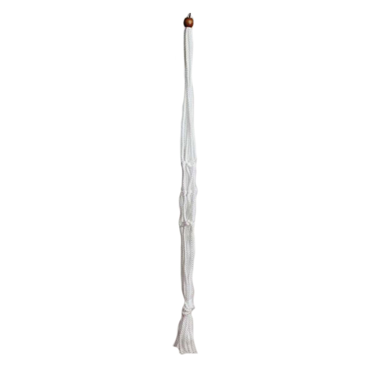 36" White Macrame Plant Hanger
