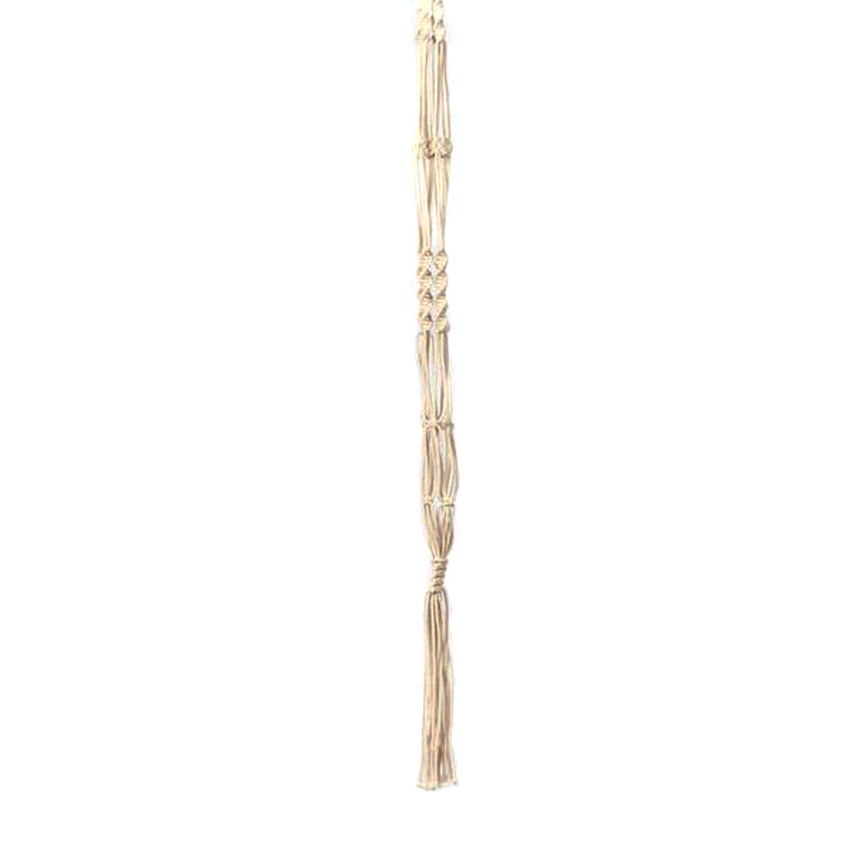 42" Cotton Woven Plant Hanger - Twisted Cord