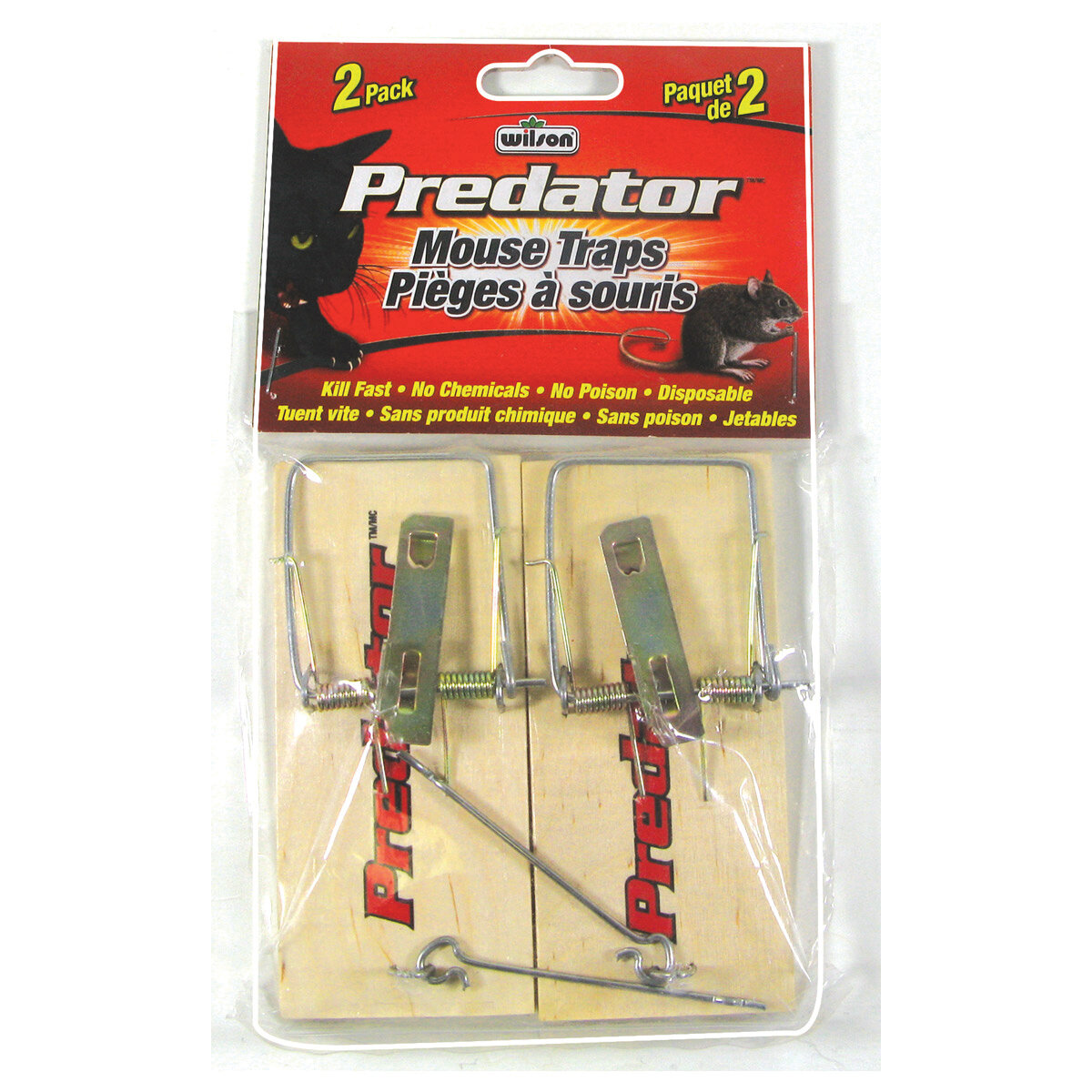 Wilson Predator Wood Mouse Trap (2pk)