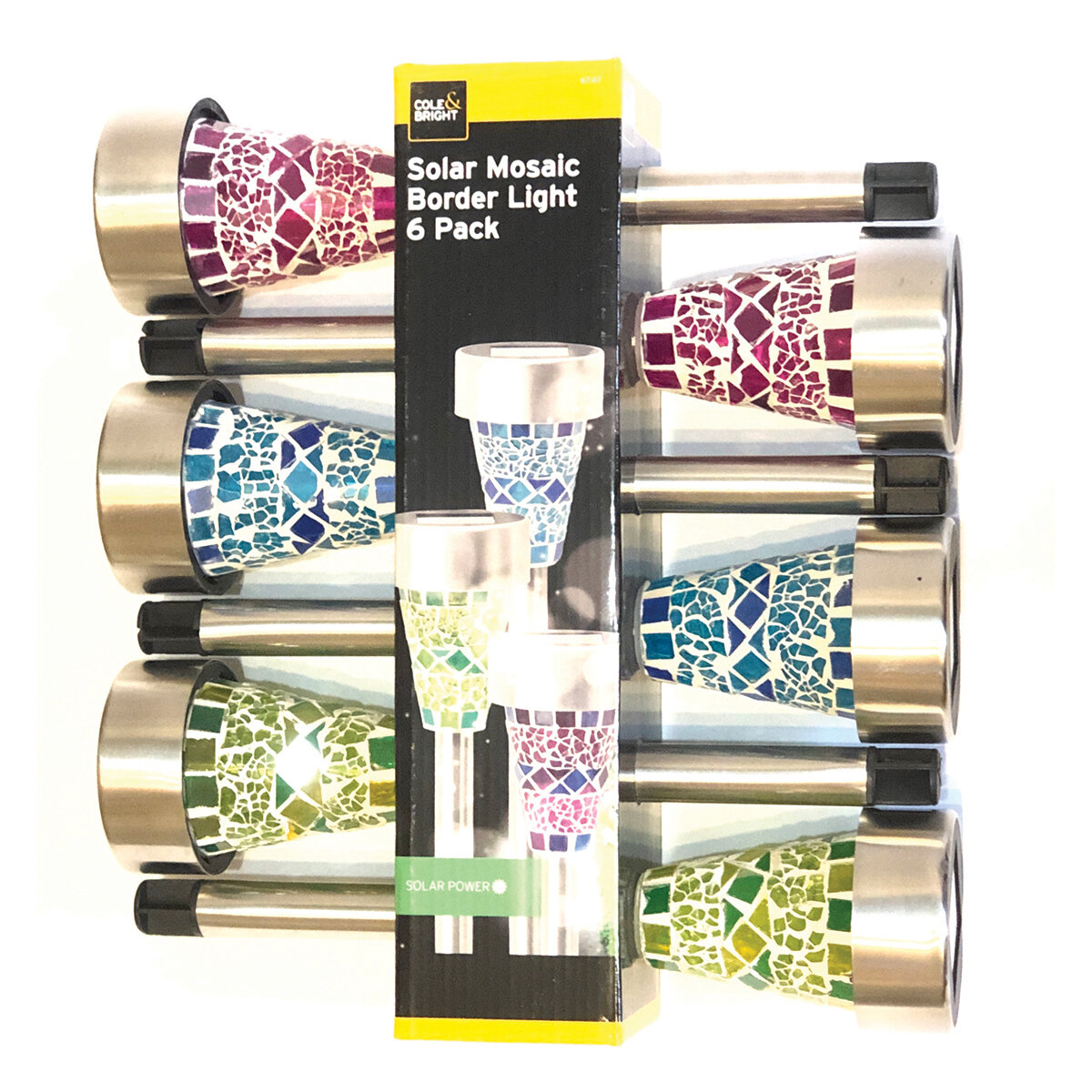 Solar Mosaic Border Lights