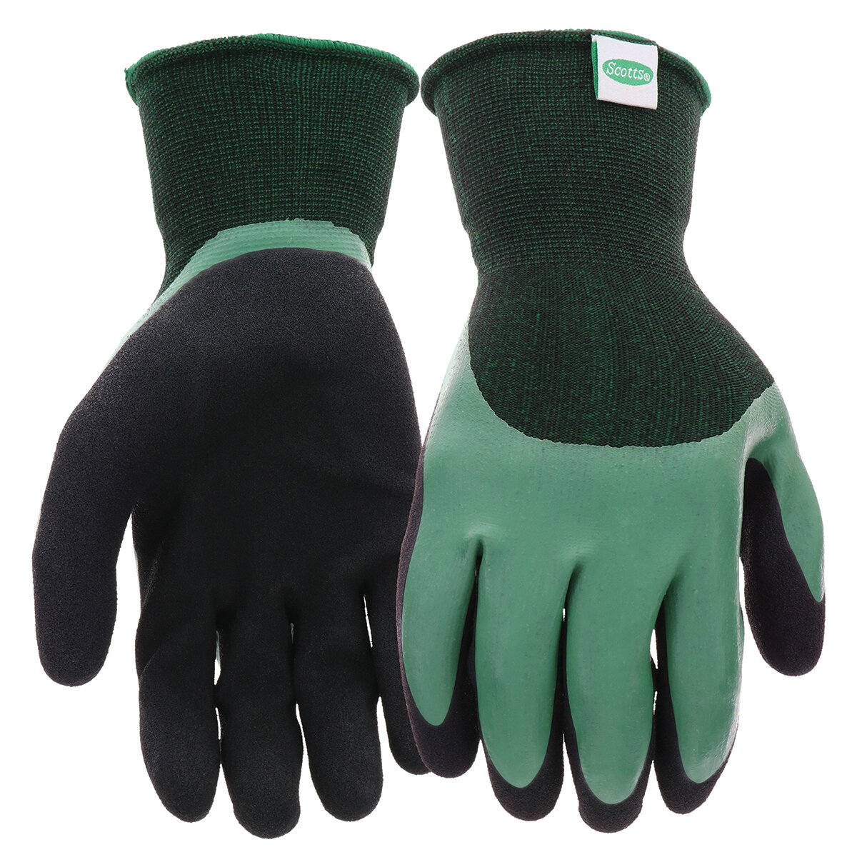Scott'S Green And Black Polyester Shell L