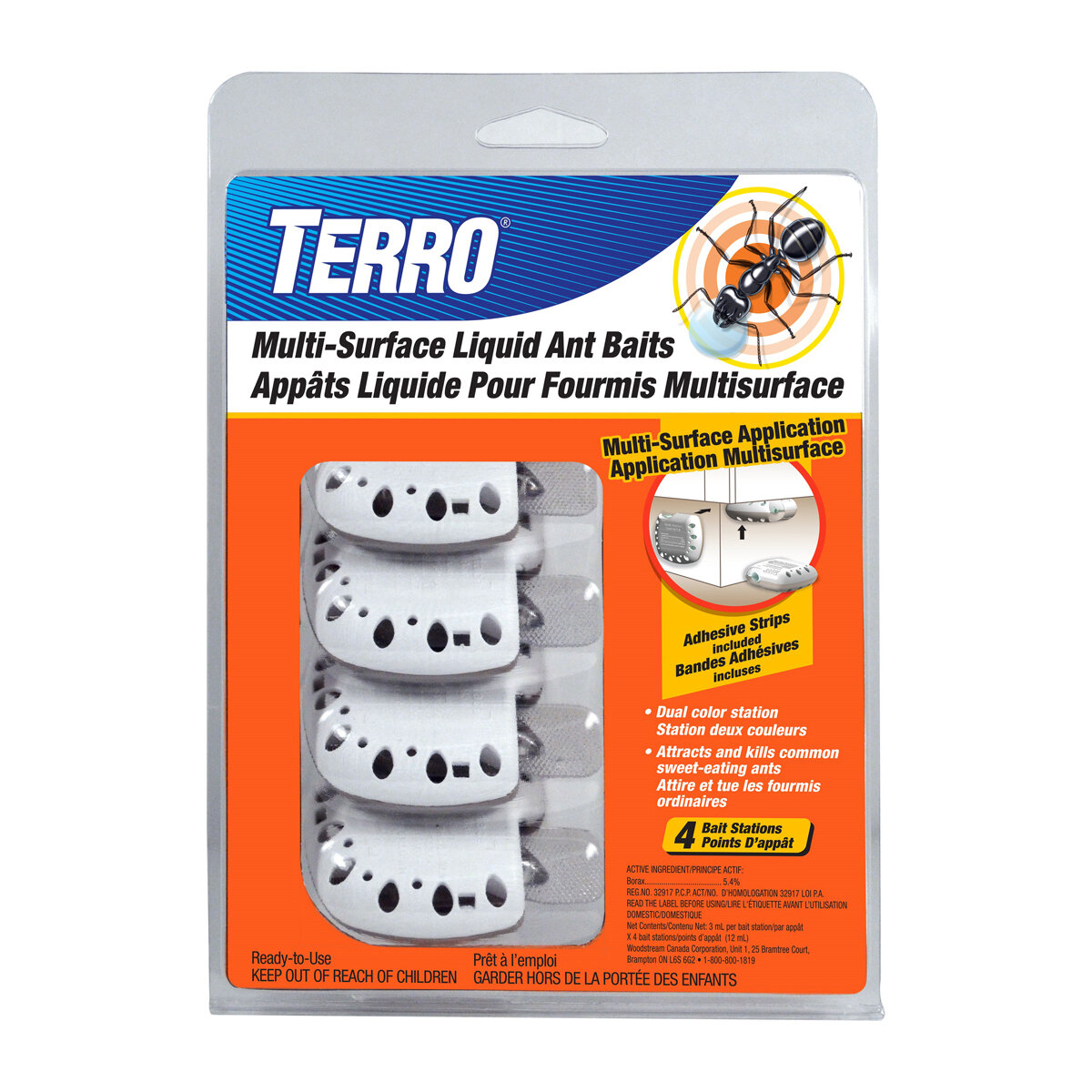 Terro Ant Killer M/S Bait Station (4pk)