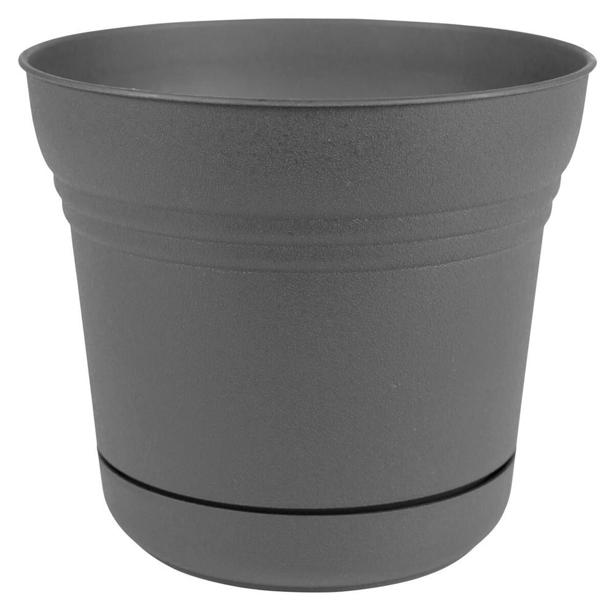 10" Saturn Charcoal Planter