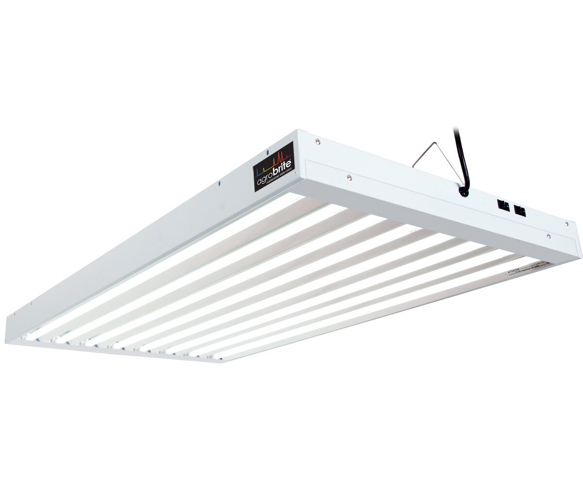 AgroBrite T5 432W 4ft 8 Tube Fixture w/Bulbs