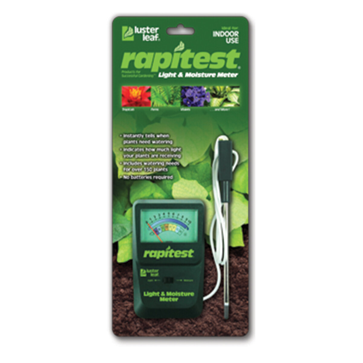 Rapitest Moisture/Light Meter