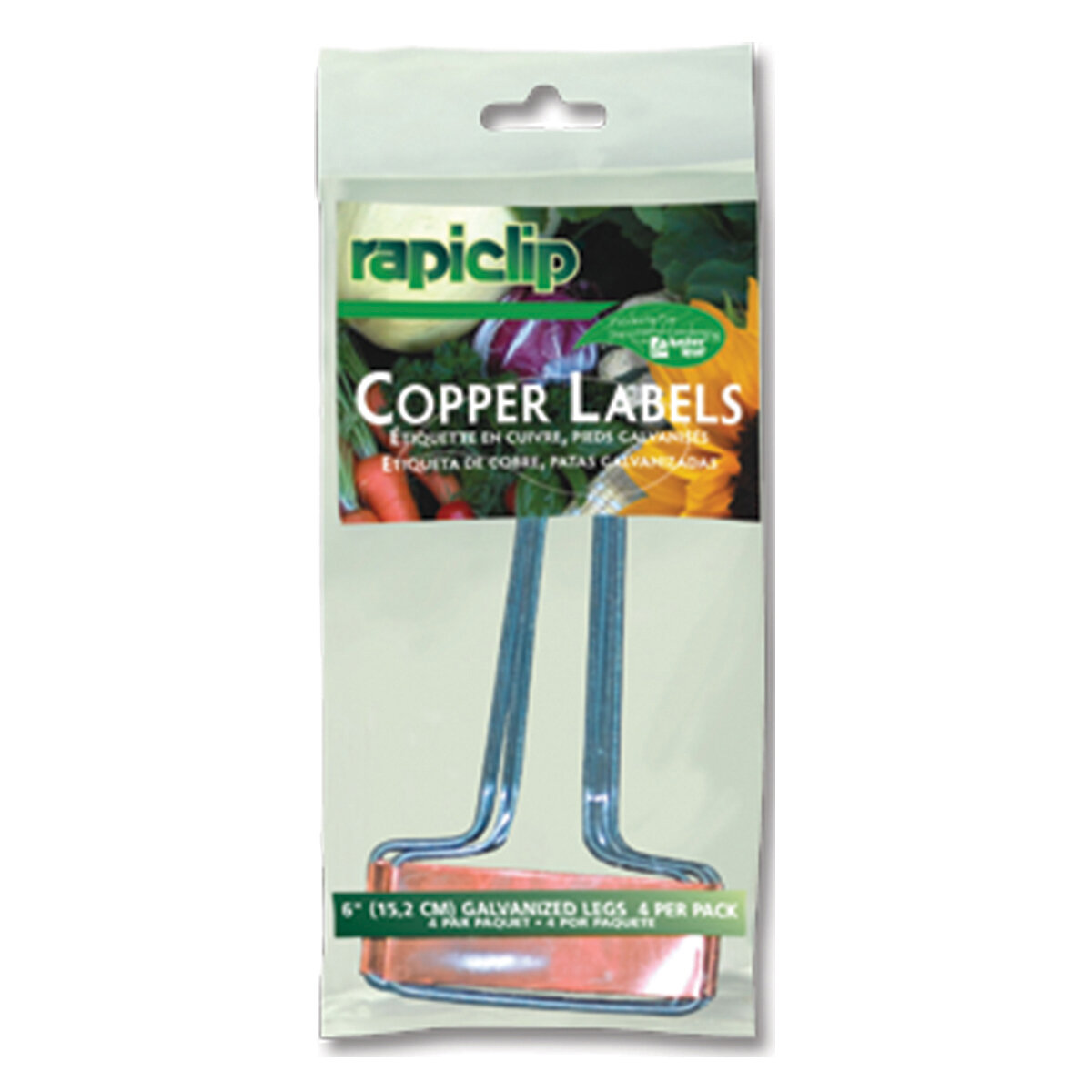 Rapiclip 6" Copper Label