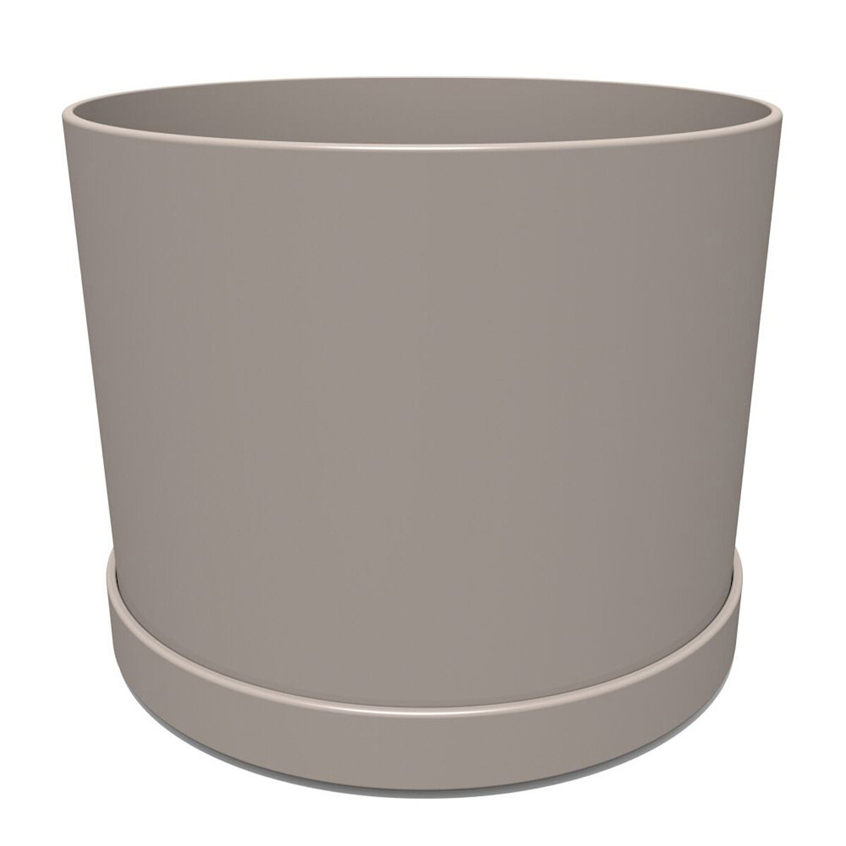6" Mathers Planter Muted Pebble Stone