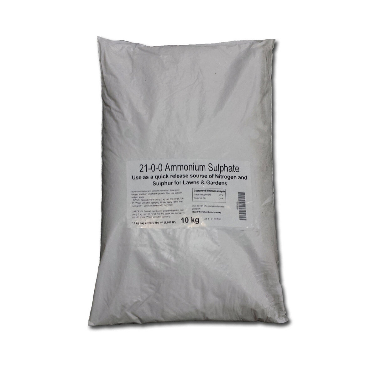 Evergro Ammonium Sulphate 21-0-0  10Kg
