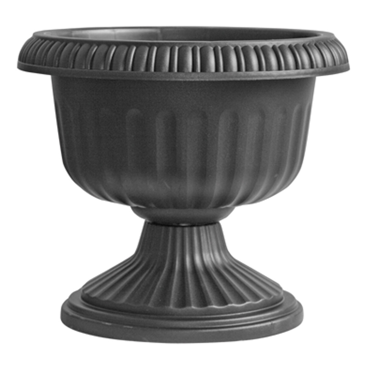 18" Grecian Urn Black