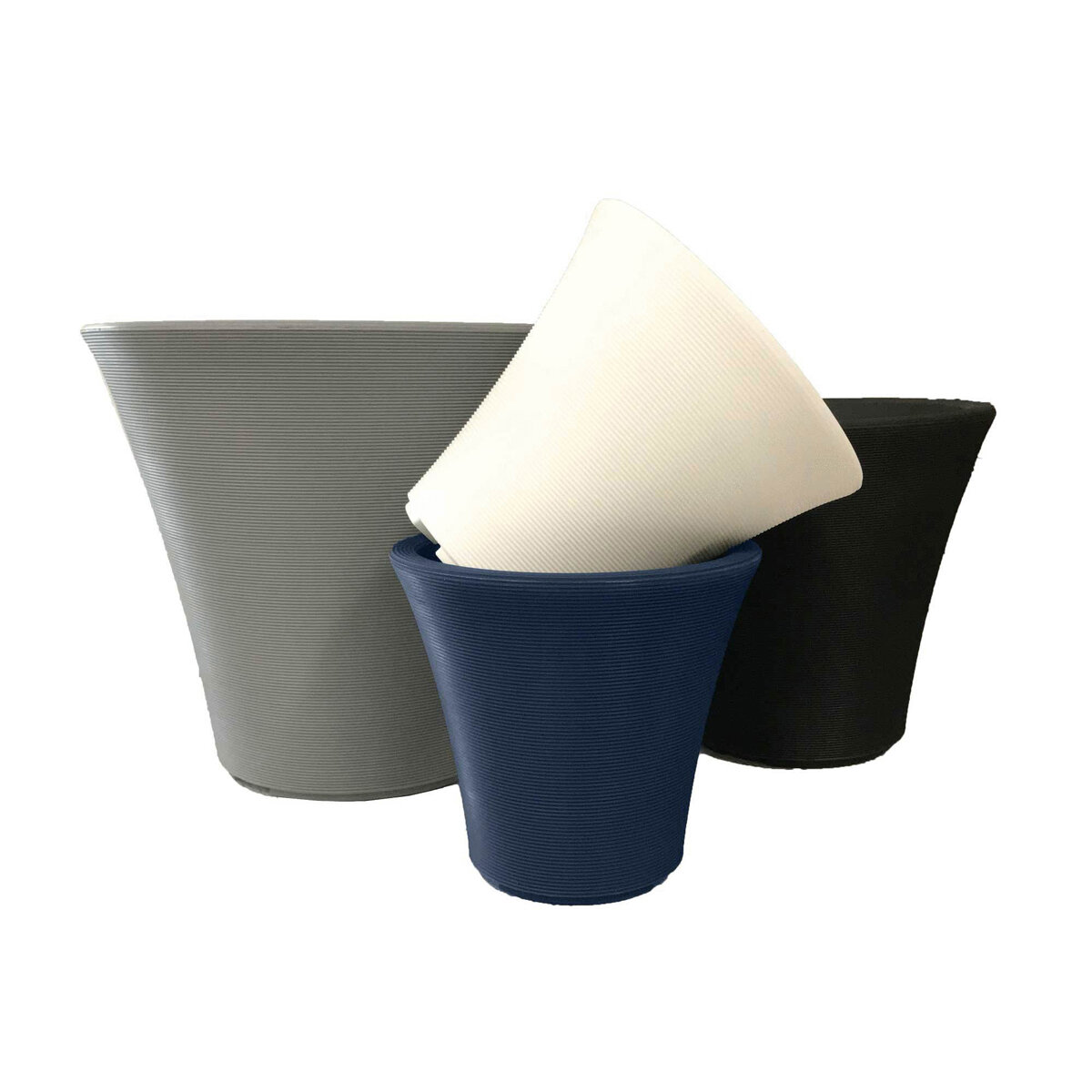 Myla 20" Planter Ash Resin