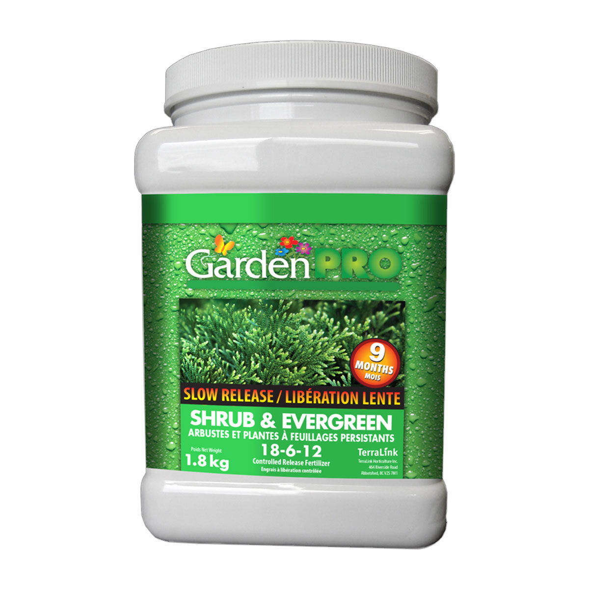 GardenPro Shrub/Evergrn Slow Release 8-16-12 1.8Kg
