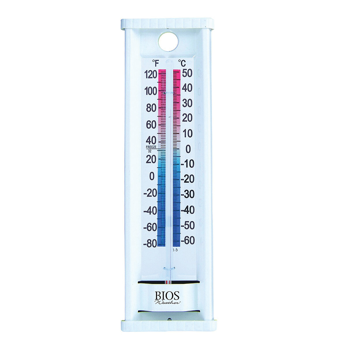 Wall Thermometer Aluminum 10"