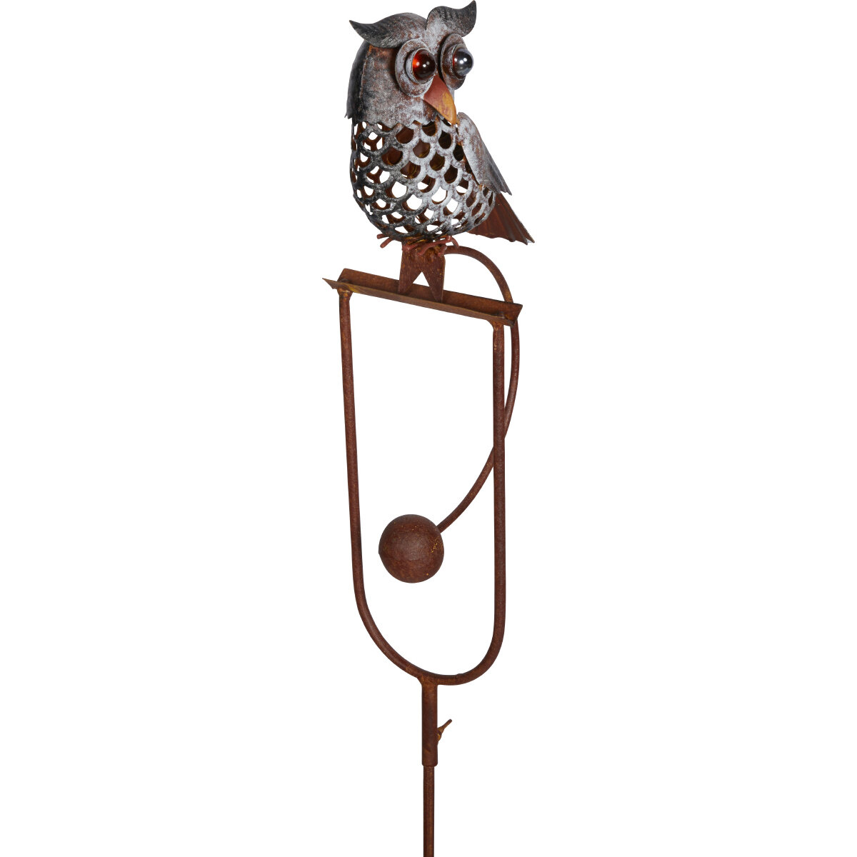 Rocking Perched Owl Stake