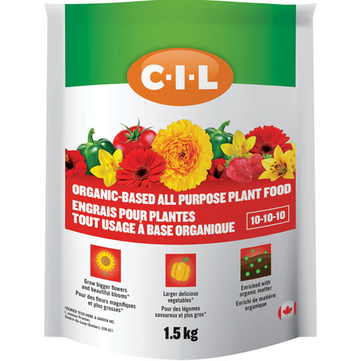CIL Organic All Purpose Plant Food 10-10-10  1.5Kg