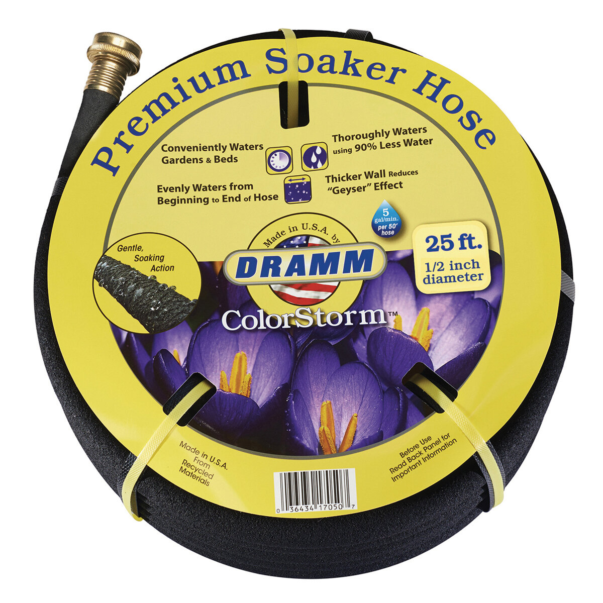 ColorStorm 1/2" X 25'  Soaker Hose