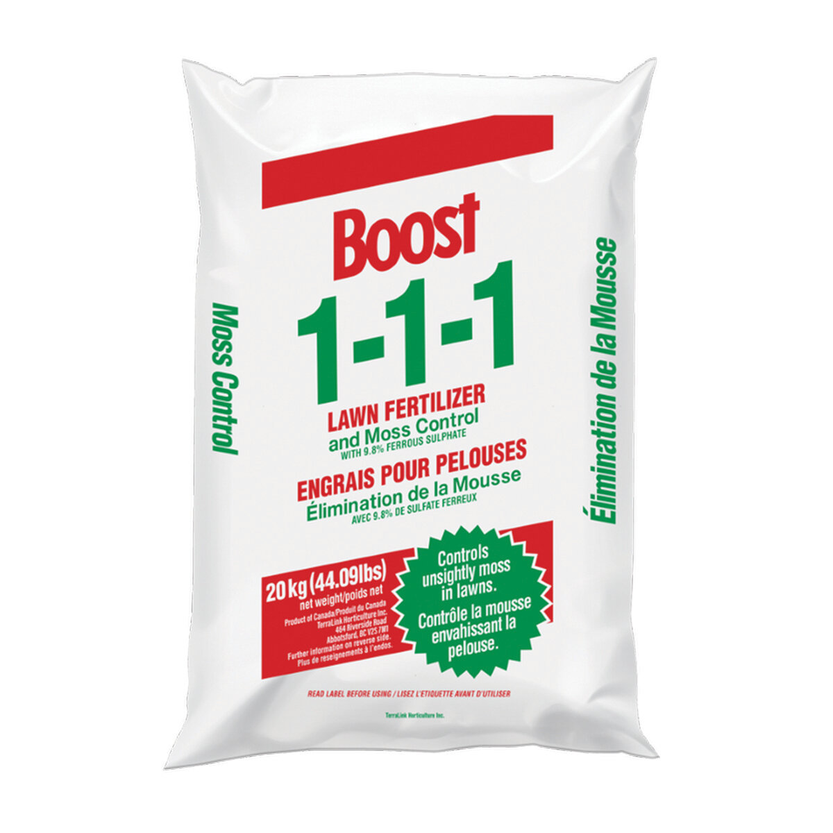 Boost 1-1-1+2S+3.3FE Moss Control 20 kg