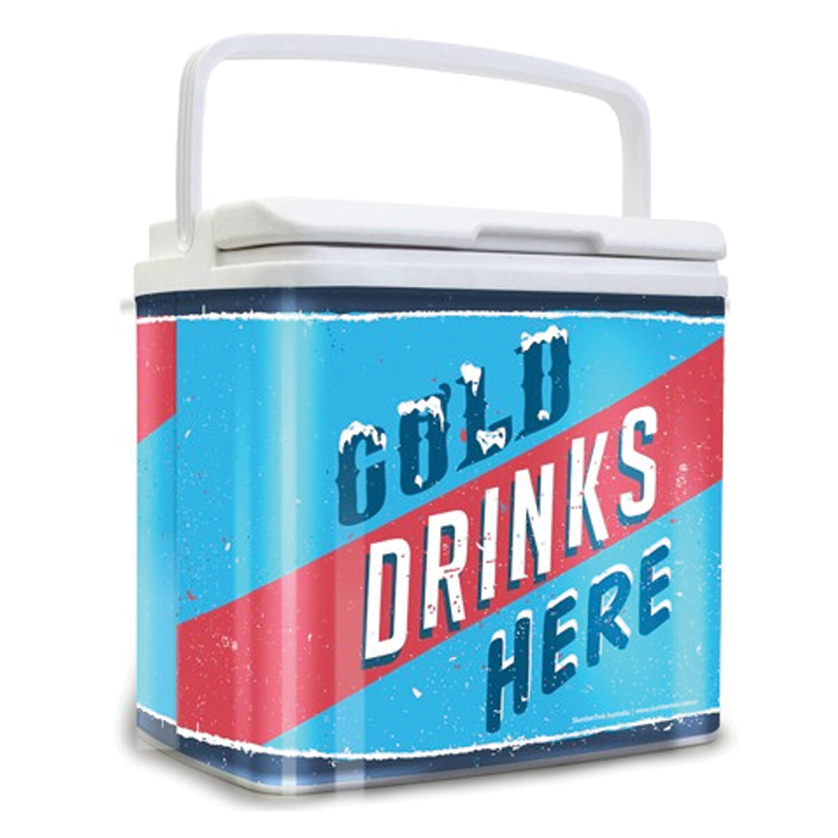 Retro Tinny Cooler Cold Drinks Here 17L