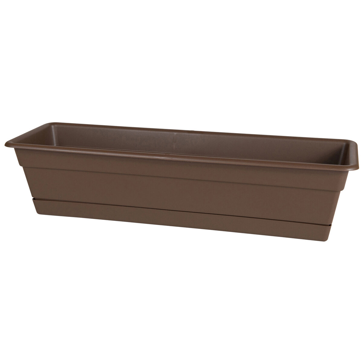 24" Dura Cotta Window Box Chocolate