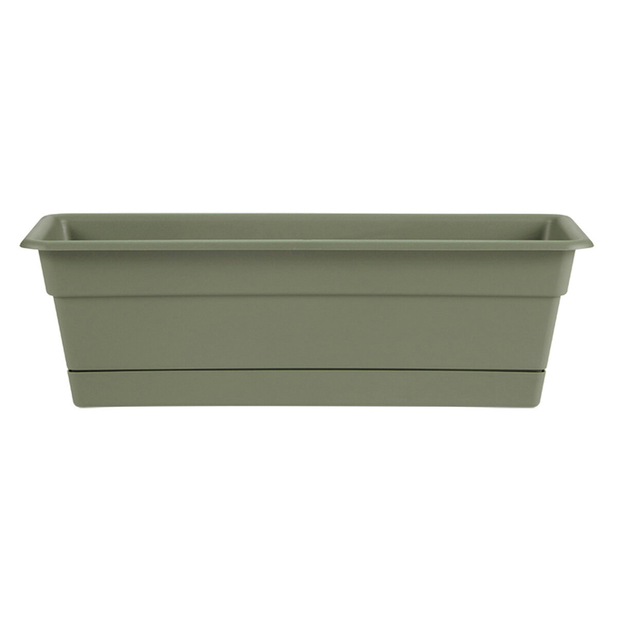 36" Dura Cotta Window Box Living Green
