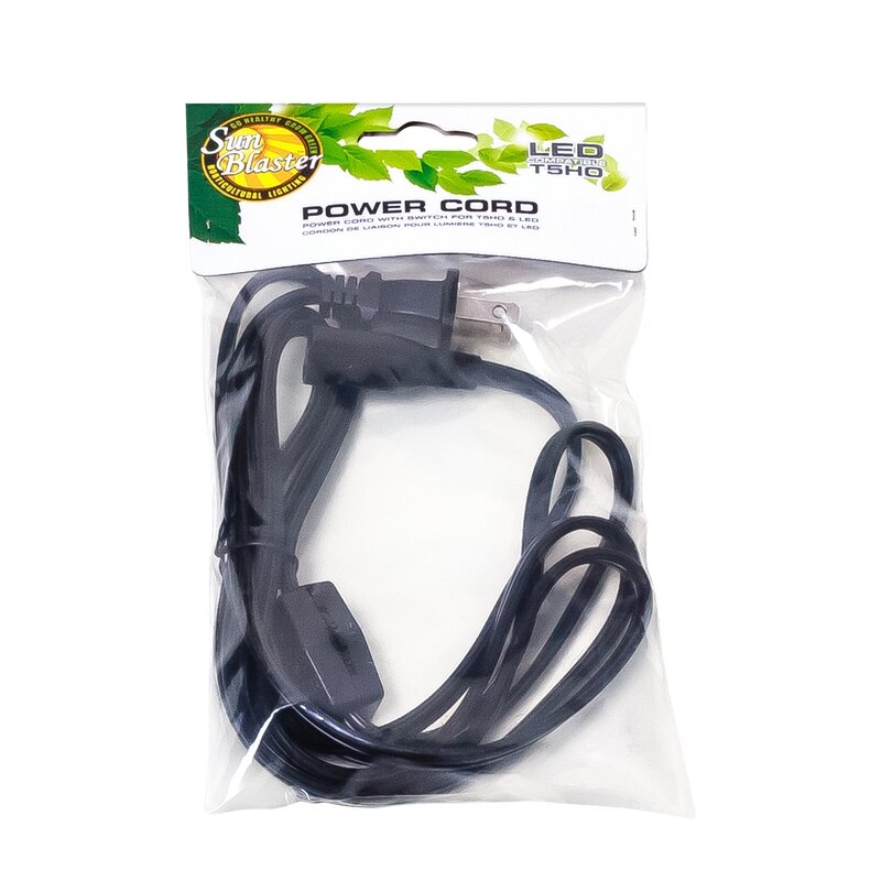 Power Cord W/On/Off Switch-6'