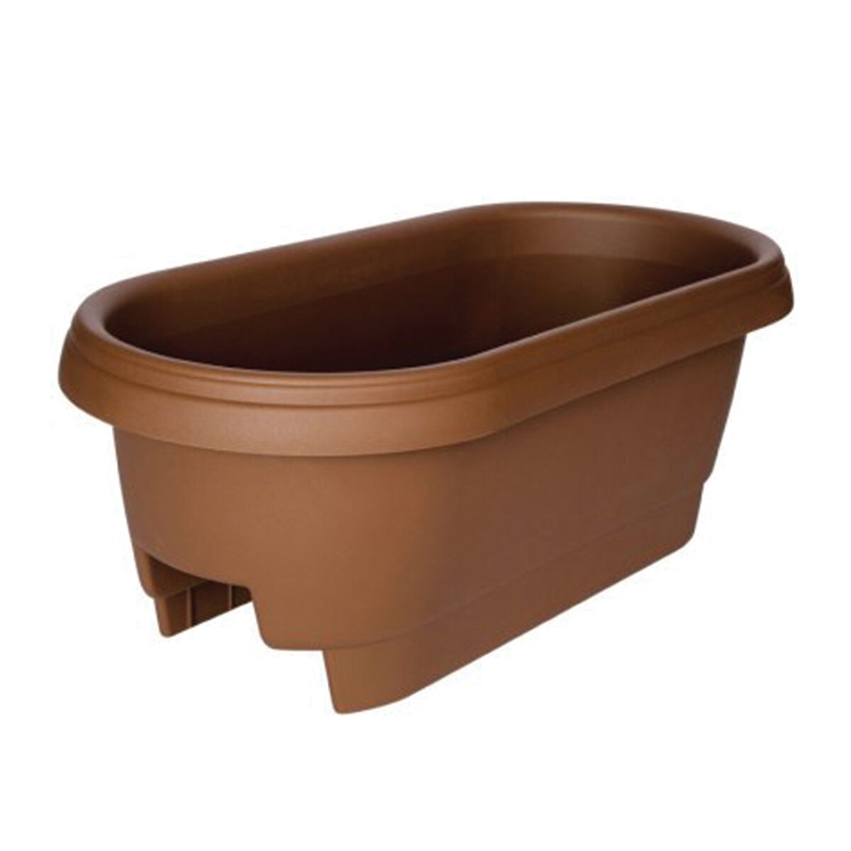 24" Deck Rail Planter Chocolate