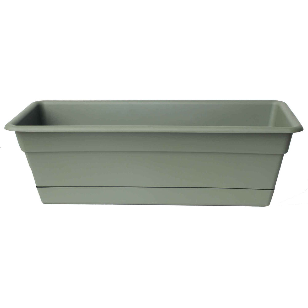 18" Dura Cotta Window Box Living Green