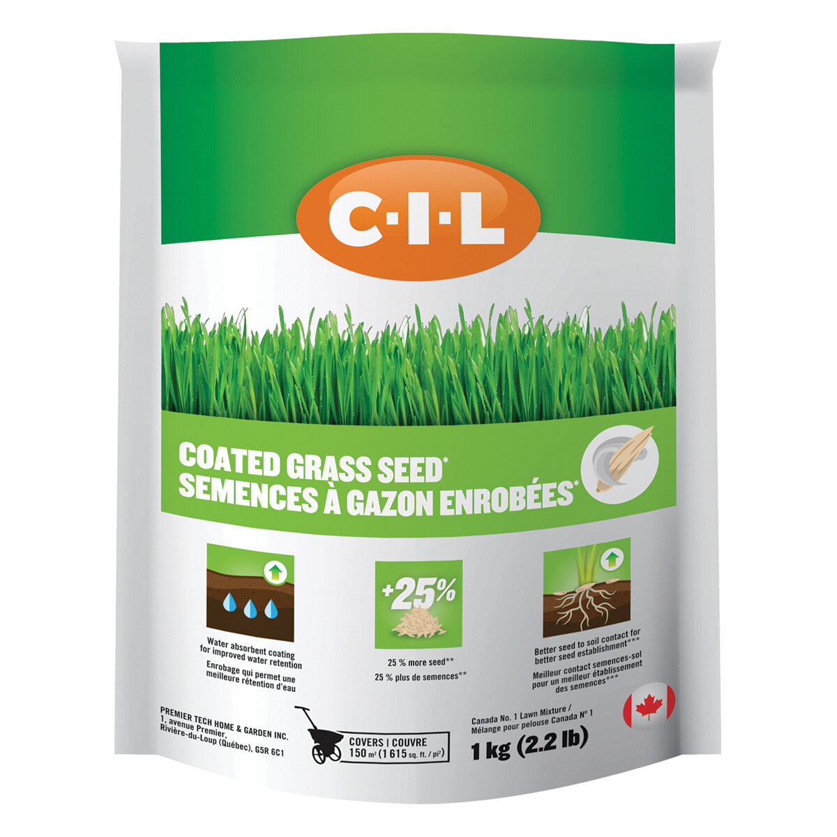 C-I-L Coated Grass Seed  1 Kg