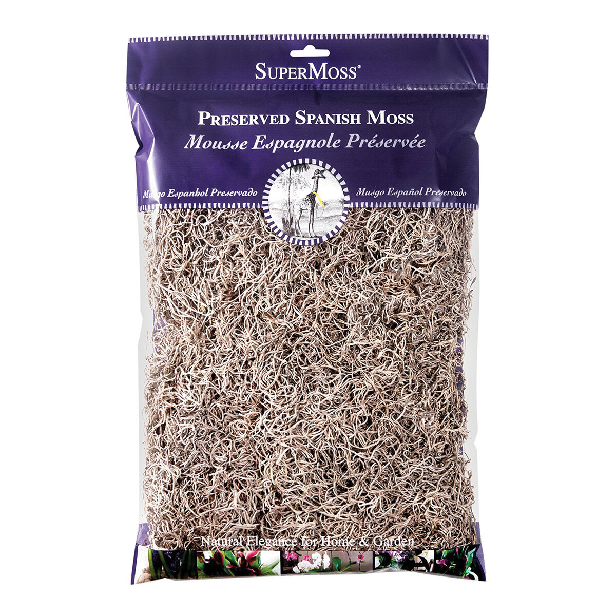 Spanish Moss Preserved Natural 8oz Bag