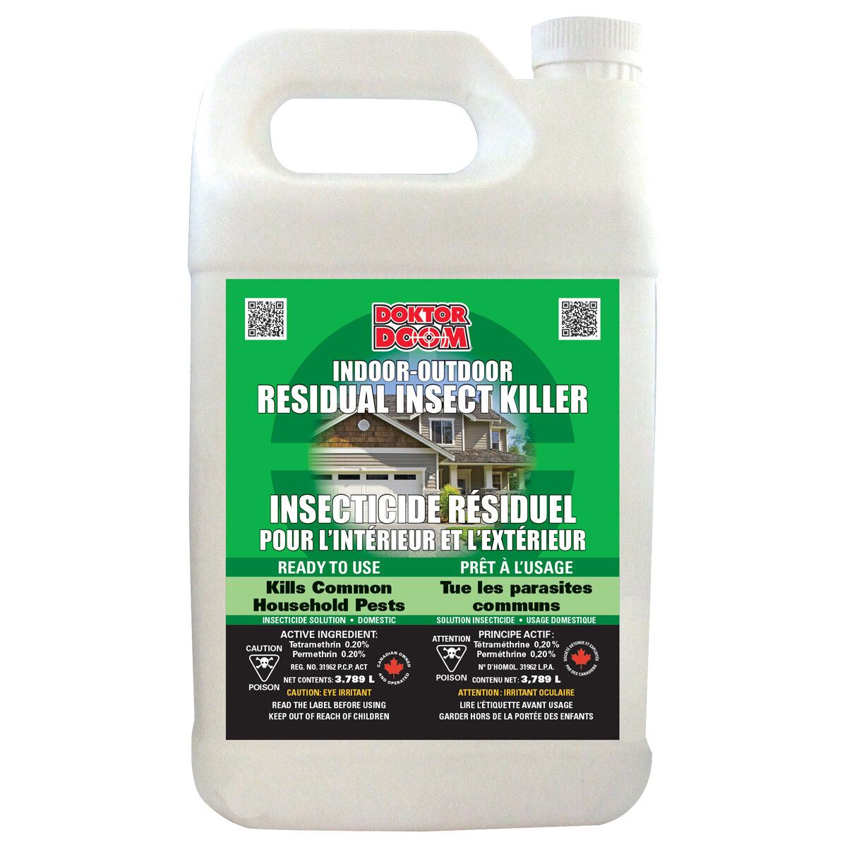 Indoor/Outdoor Liq Residual Insect Killer 3.8 L Ki