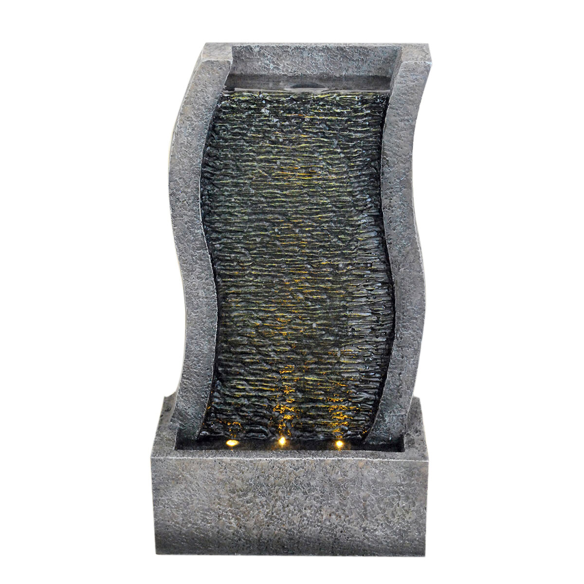 19"  Waves Waterfall Fountain w/LED lights