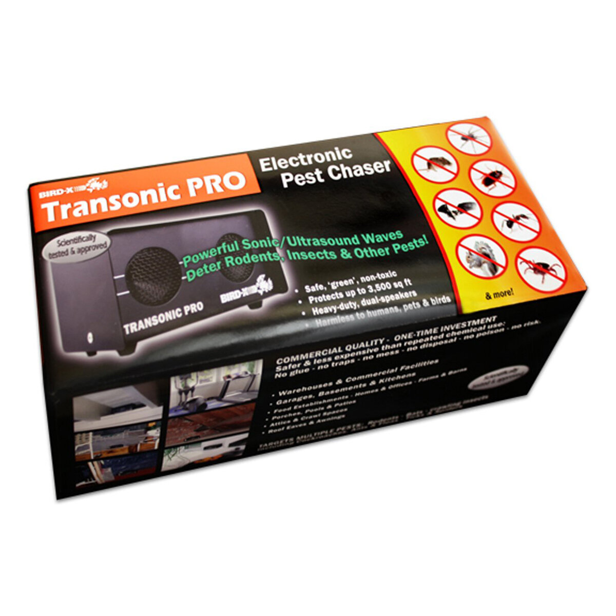 Electronic Pest Repeller Indoor  3500 Sq Ft.