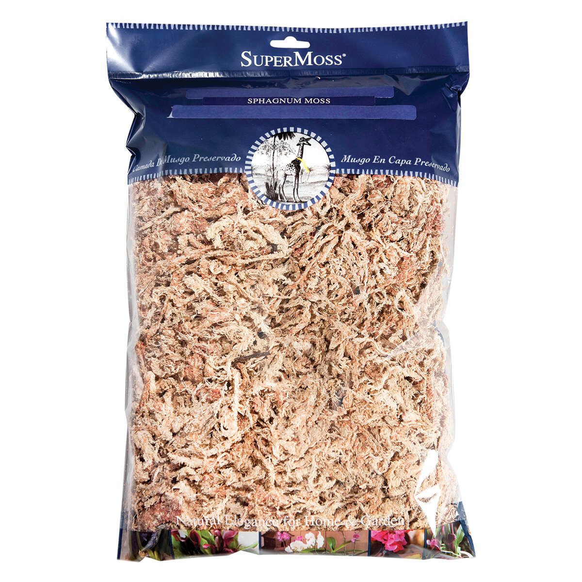 Sphagnum Moss Natural White 8oz Bag
