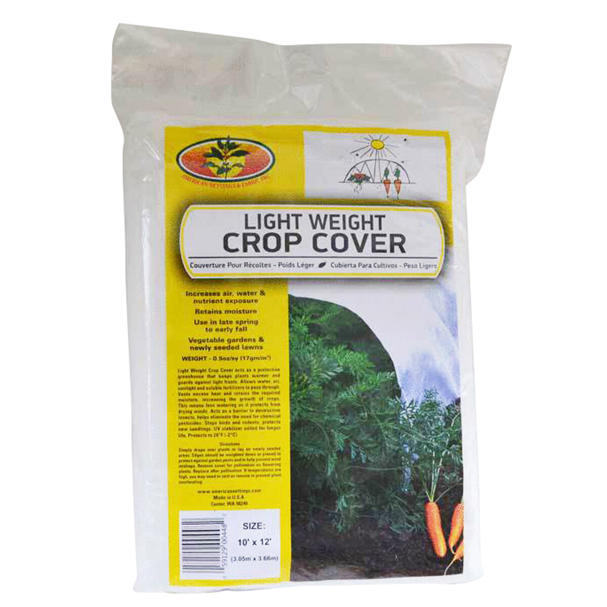 Light Crop Cover  (17G)  6'X50'