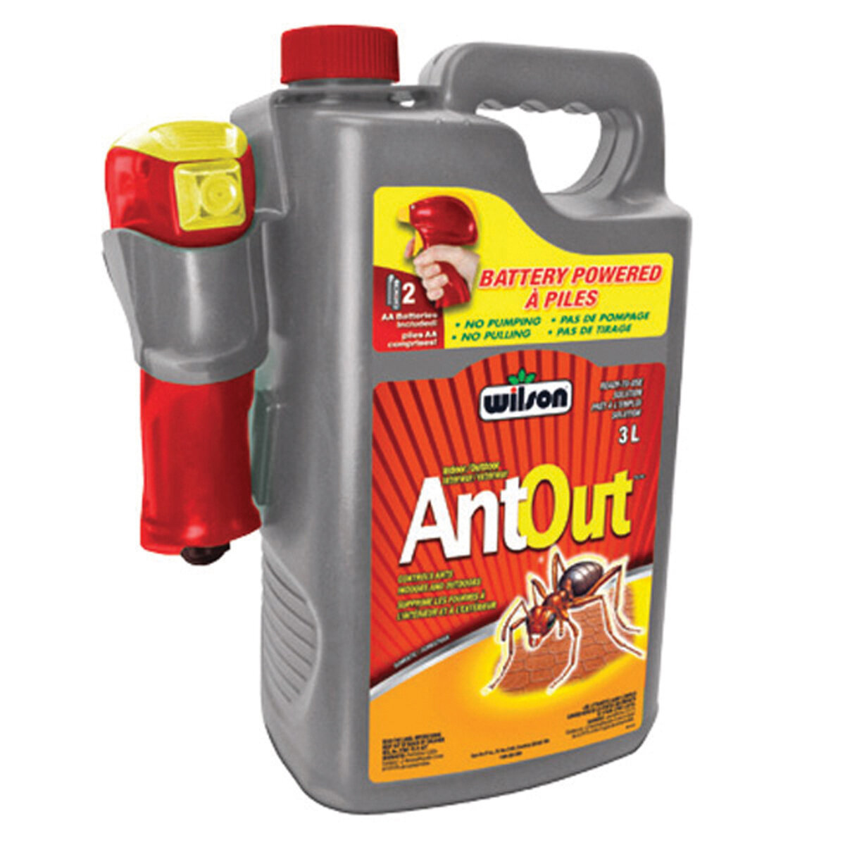 Wilson AntOut Insect Spray Battery RTU 3L