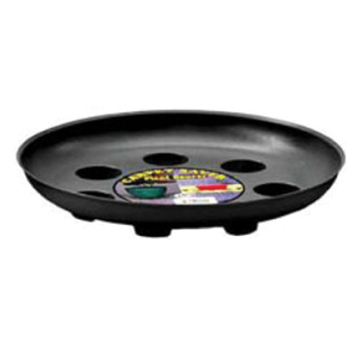 14" Black Heavy Foot Saucer