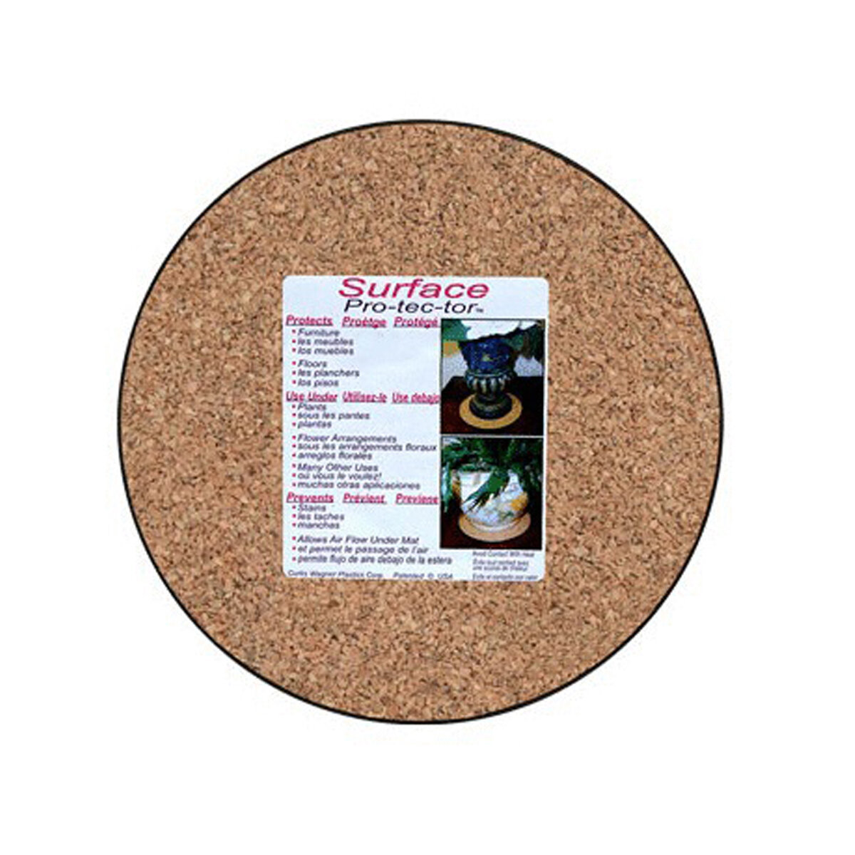 8" Asst Cork / Surface Protector w PDQ