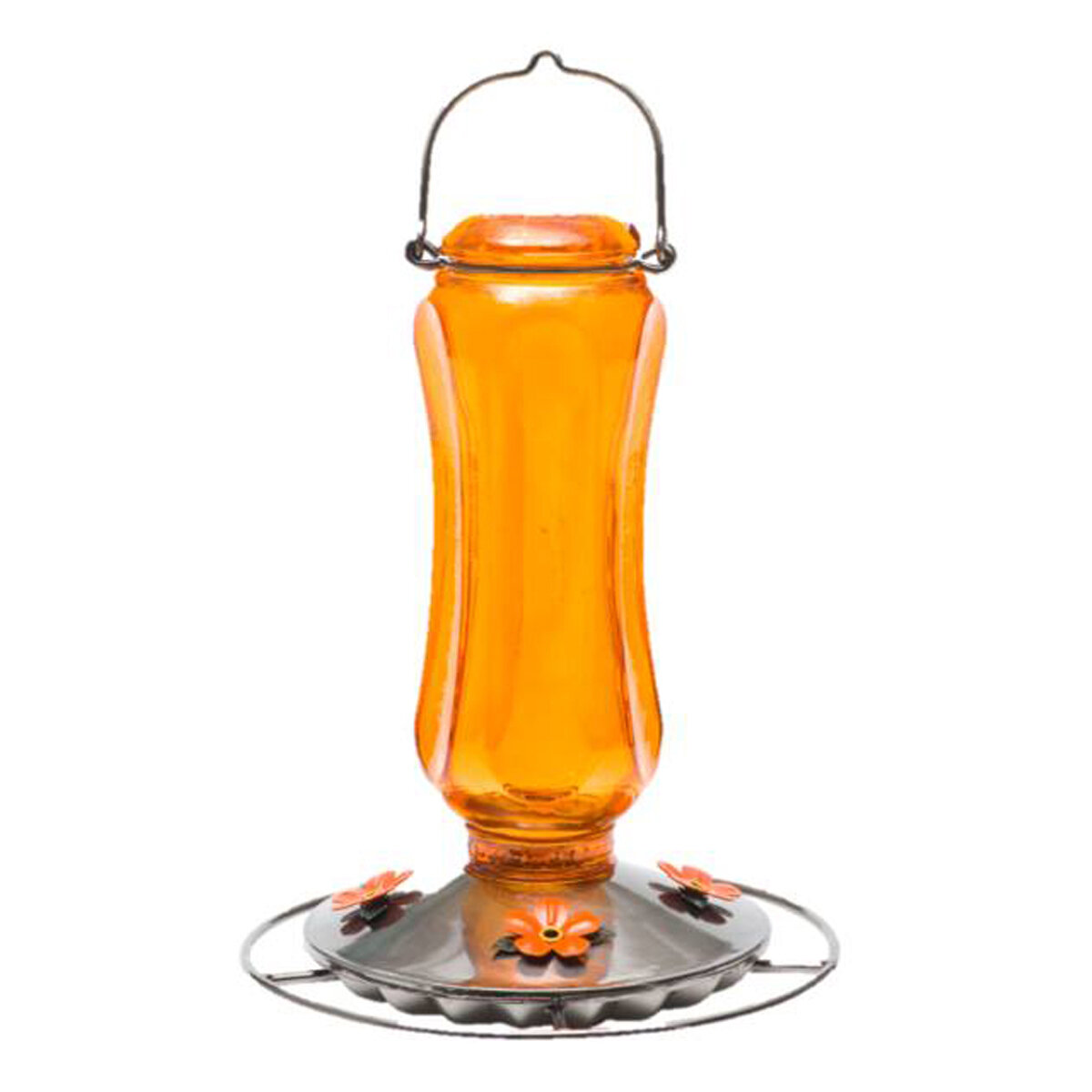 Vintage Carnival Glass Oriole Feeder 24 Oz