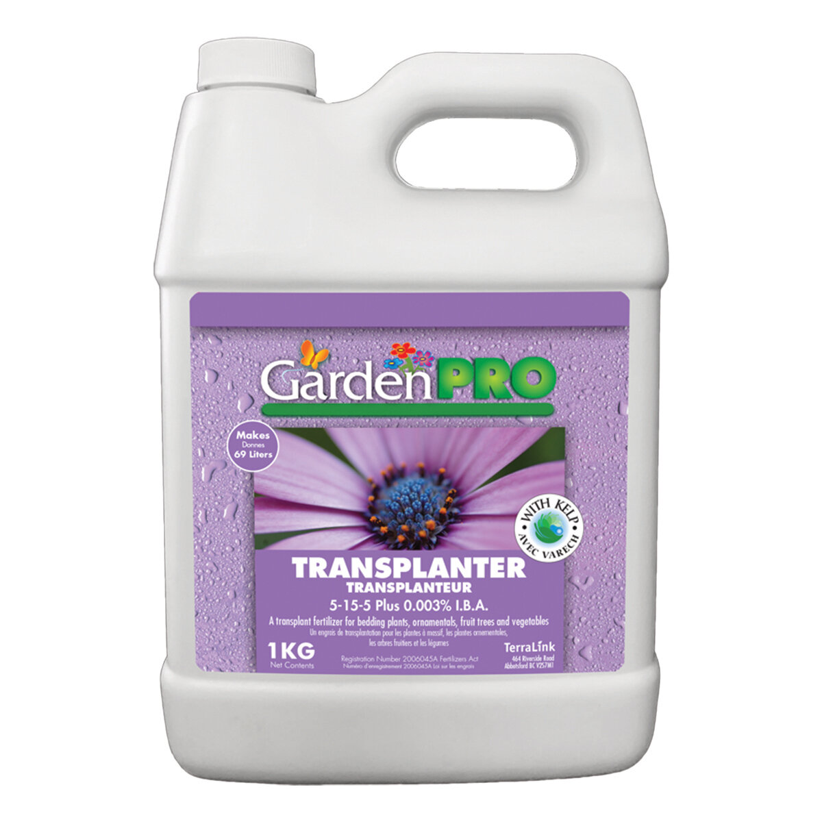 Gardenpro Transplanter W/Kelp & Iba 1Kg