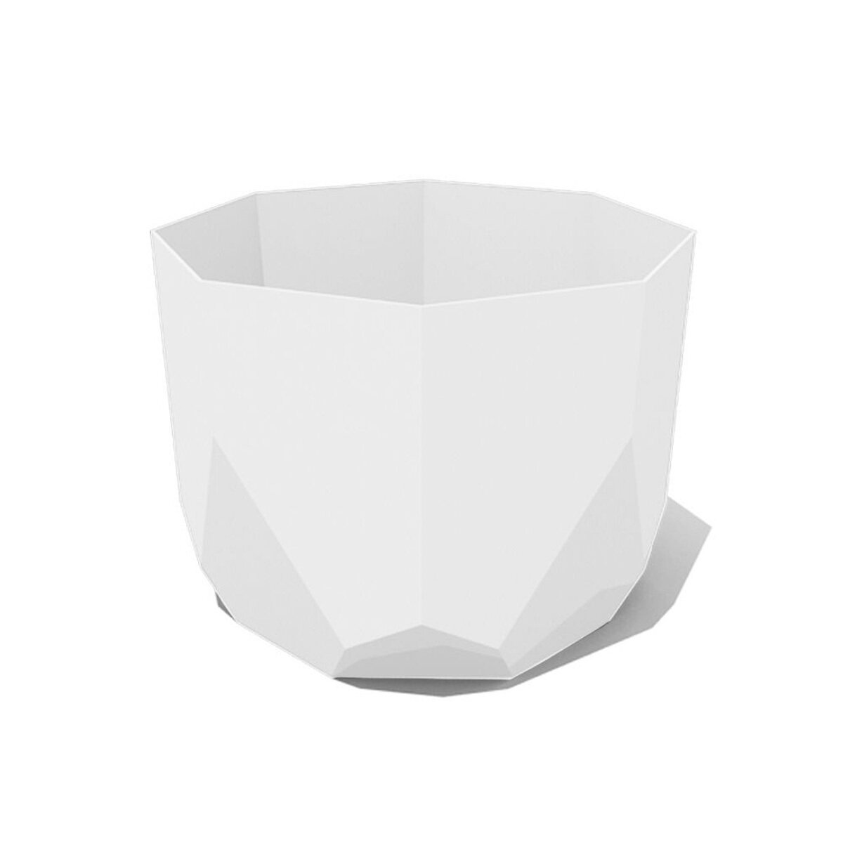 6" Tuxton Planter Casper White