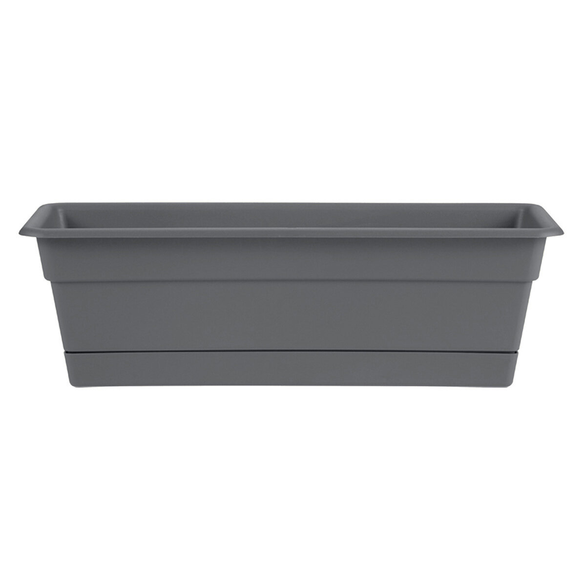 30"  Dura Cotta  Window Box Charcoal