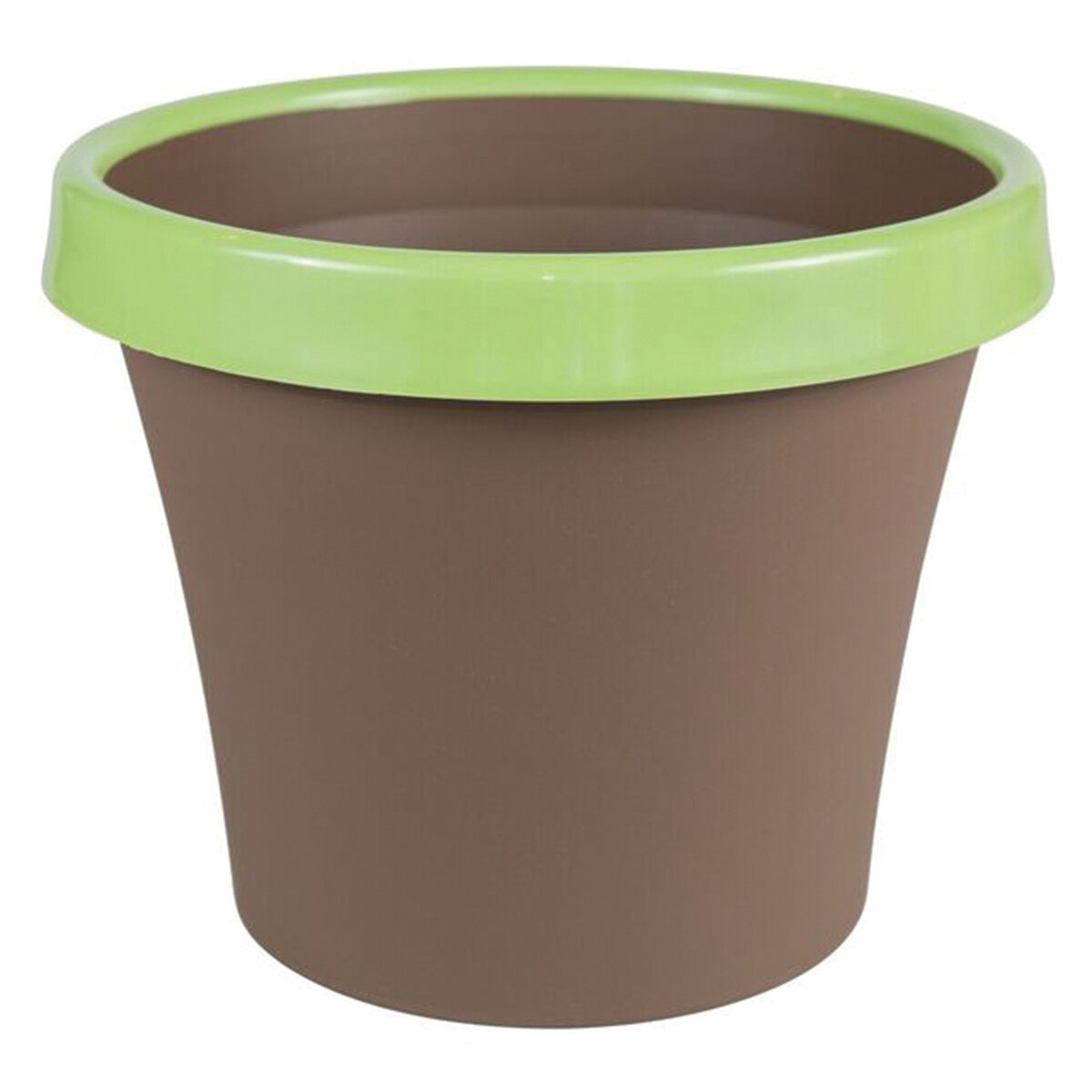 8” TwoTone Pot Chocolate w/Honey Dew