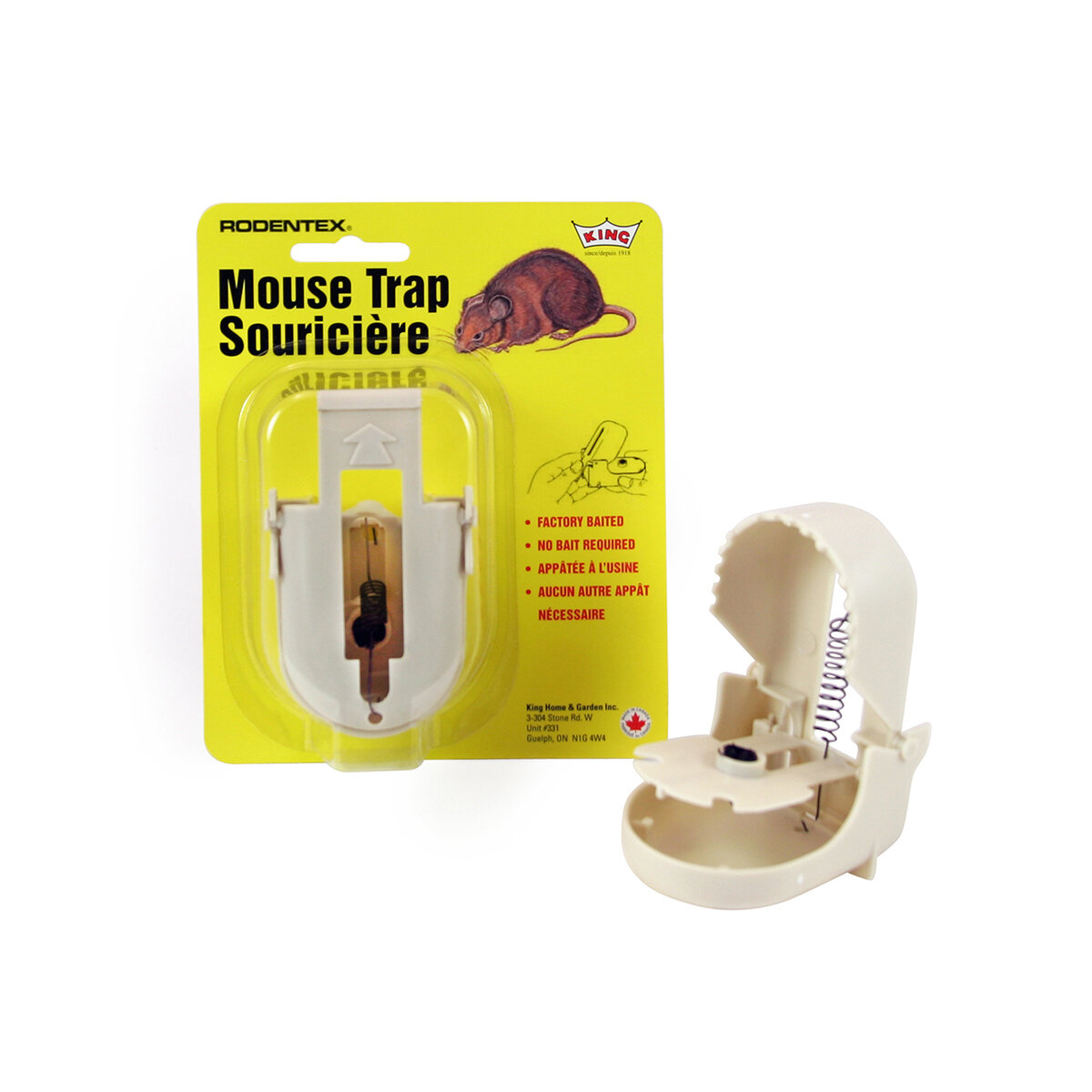 King Rodentex Mouse Trap Clip Strip