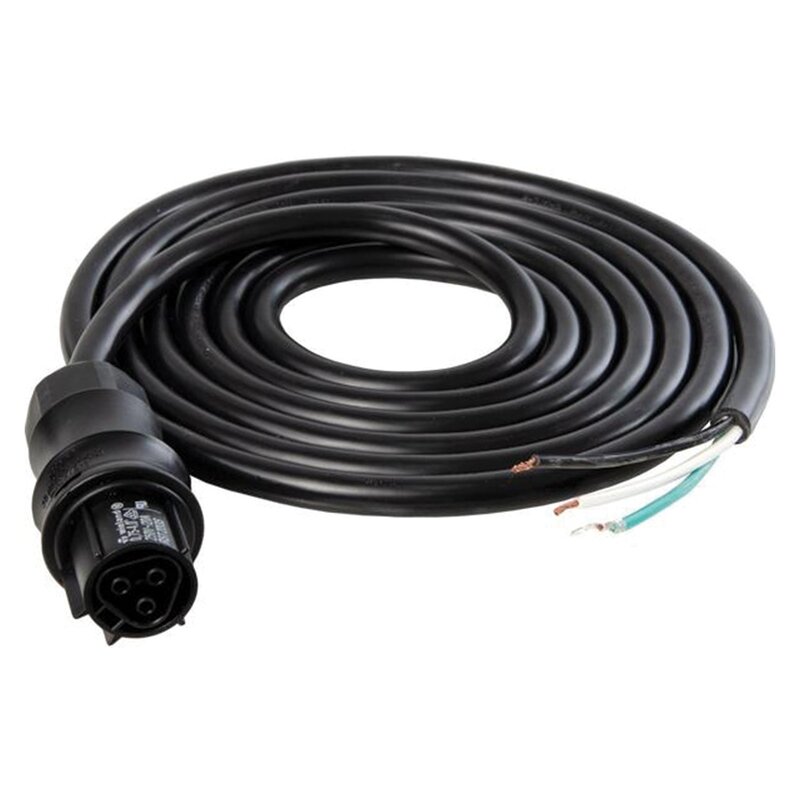 Female Wieland Connector w/8' Power cord bare wire