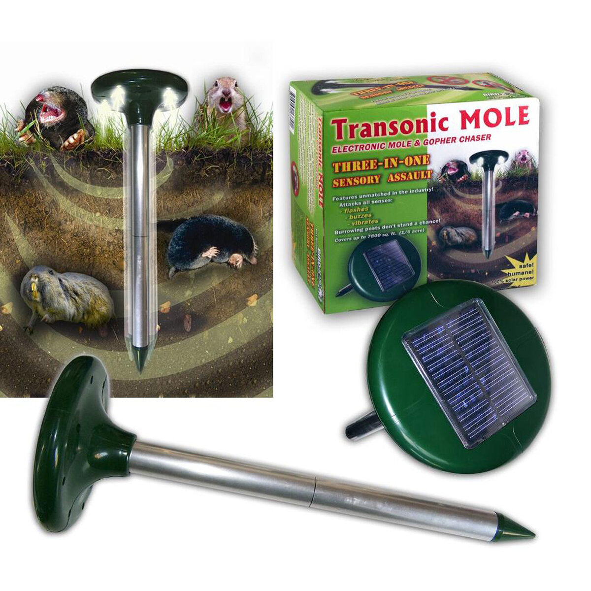 Electronic Mole/Vole Chaser