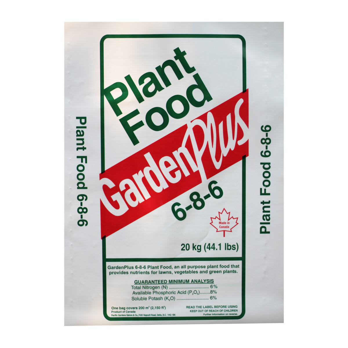 Evergro Garden Plus 6-8-6 Plant Food  20Kg