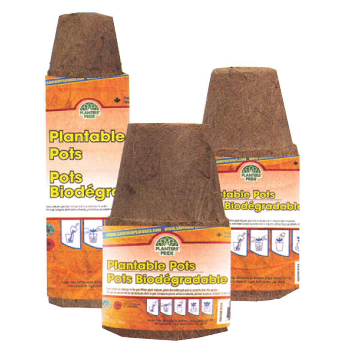 2.25" Biodegradable Coconut Coir Pot (12pk)
